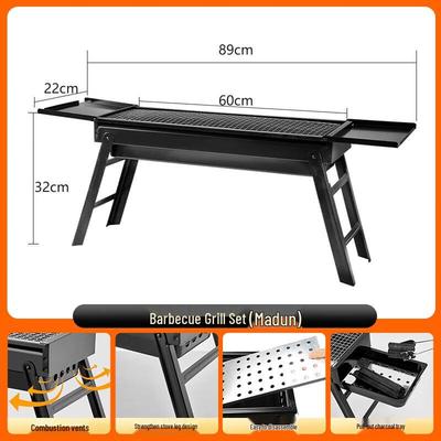 Portable Foldable Charcoal BBQ Grill