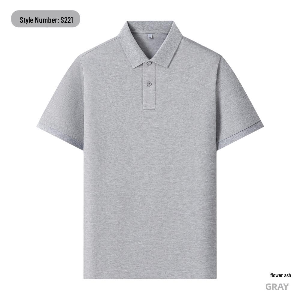 Summer Short-Sleeve Custom Polo Shirt - Lightweight, Breathable Workwear L