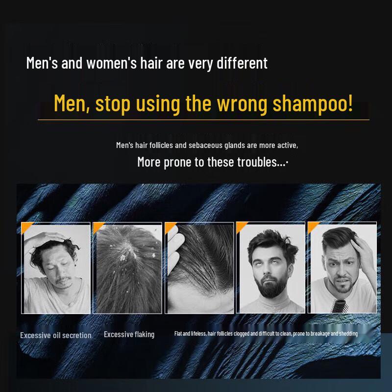Schwarzkopf Men's Volcanic Rock Purifying Shampoo
