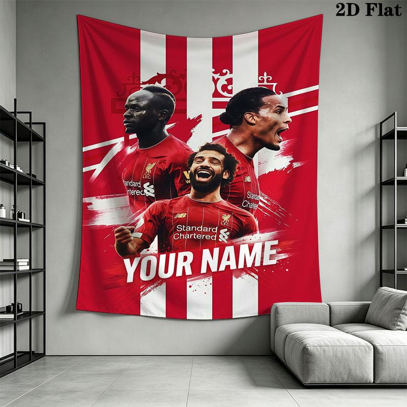 Custom Lfc Wall Hanging Printed Fabric Blanket Decorative Tapestries for Bedroom Living Room Home Decor