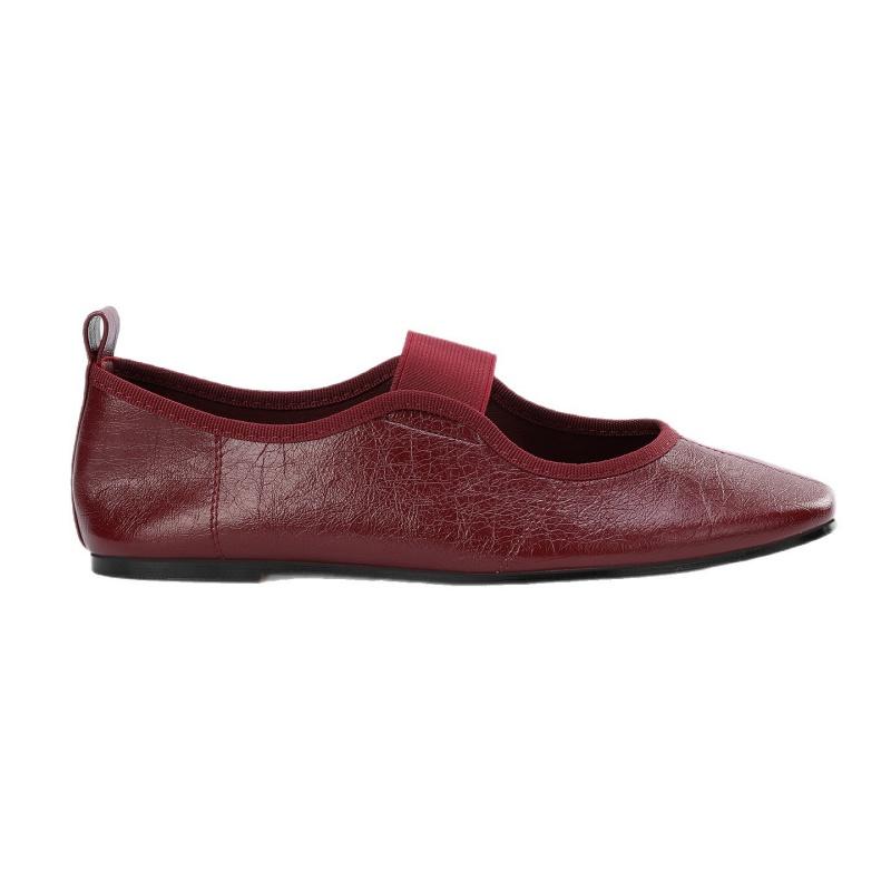 Fashion Women Flat Fashionable Loafers 2025 Spring Autumn New Style Slip On Ballet Shoes Elegant Versatile Round Toe Lady Flat Shoes