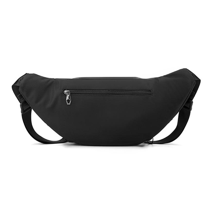 Men Waist Fanny Pack Belt Bag Waterproof Nylon Multi-purpose Sports Travel Hiking Climb Male Sling Chest Pack Bum Hip Bags