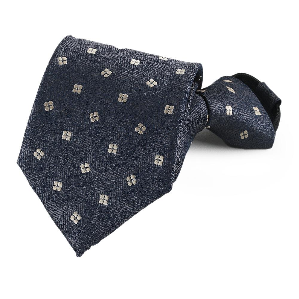 Lazy Tie Men'S Business Dress Wedding Shirt Zipper Knot-Free Navy Blue Burgundy Easily Pulled Men