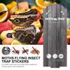 5Pcs Pantry Moth Traps with Pheromones Prime Sticky Glue Indian Meal Moth Traps Clothes Moth Traps for Food Cupboard
