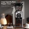 HIBREW G3plus Coffee Grinder, 31-Level Conical Burr Grinder, Titanium-Coated Steel Burr, Plasma Anti-Static System, 1-60s Touchscreen Timer, 210g