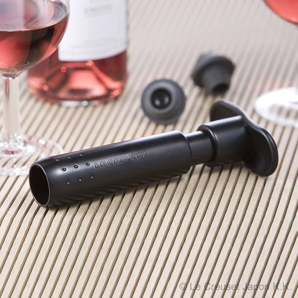 Le Creuset Wine Pump WA137 Black Beaujolais Nouveau Japanese [Official Product]