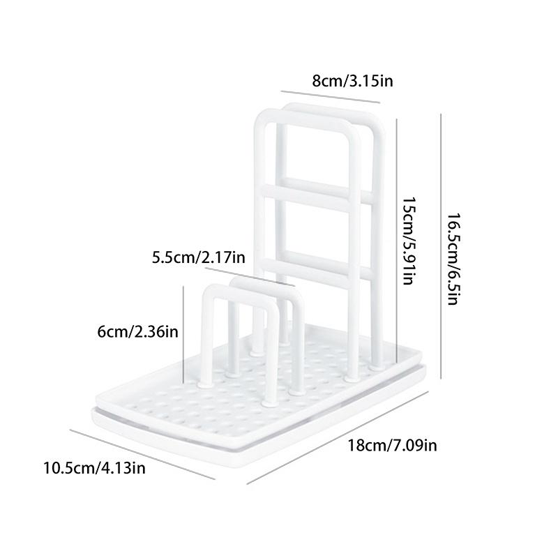 1Pcs Detachable Kitchen Dishcloth Holder Rag Hanger Sink Sponge Holder Storage Rack Shelf For Bathroom Scrubber Brush Organizer