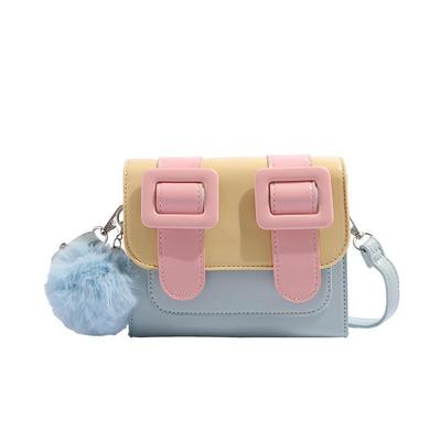 Super Hot Small Bag for Women Fashion Texture Niche Design Cambridge Bag Contrasting Color Versatile Crossbody Small Square Bag