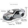 1:36 Bmw M4 M3 Miniaturmodell Spielzeug Diecast Legierungsauto Türen geöffnet Legierungskarosserie Gummireifen Mit Rückzugfahrzeug Heimdekorationen
