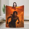 T-Tomb Raiders Plush Blanket Kids  Flannel Throw Blanket For Home Decor Soft Custom Quality Bedspread Gift