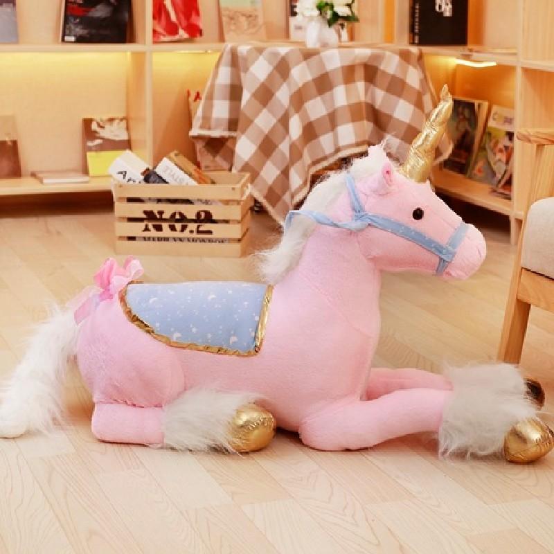 Unicorn Stuffed Plush Toy Large 100CM Stuffed Unicorn Animal Horse Doll Gift