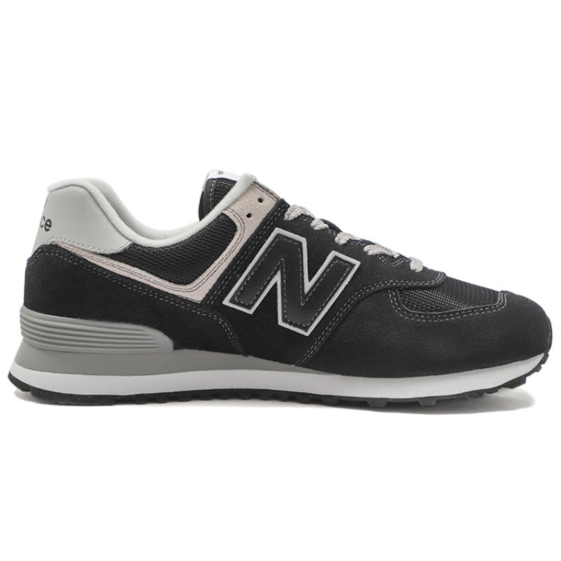 New Balance 574 Black White Sneakers ML574EVB