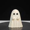 Decorazione Auto Dito Medio Luminoso Statua Fantasma Carina Creativa Piccolo Fantasma Spaventoso Figure in Plastica Artigianato Casa Decorazione Wiccan