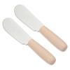 1PCS Mini Stainless Steel Spatula Scraper Knives Sandwich Cheese Slicer Spreader Butter Knife Kitchen Tool with Plastic Handle