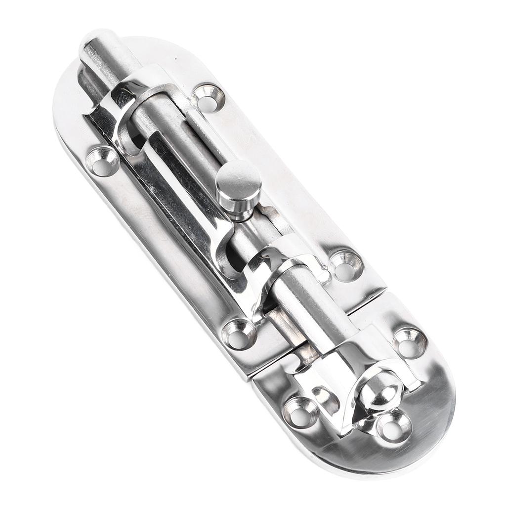 Door Bolt Inside Latch Slide Lock Round Stainless Steel 316 Window Hardware for Small Cabinet