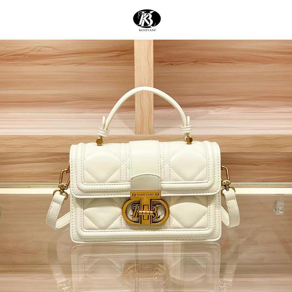 BANEVANF Banni Hercegnő 2024 Kézitáska: Gyémántrácsos Zár, Sokoldalú Keresztpántos & Válltáska Nőknek.