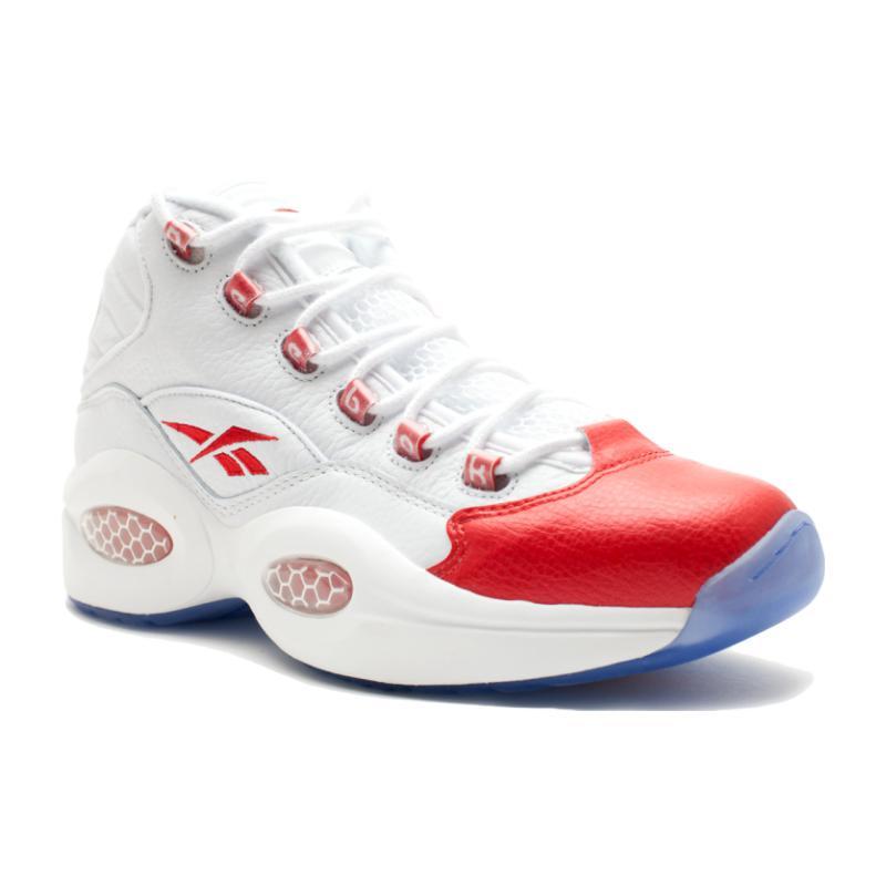 Reebok Question Mid 'White Pearlized Red' 79757