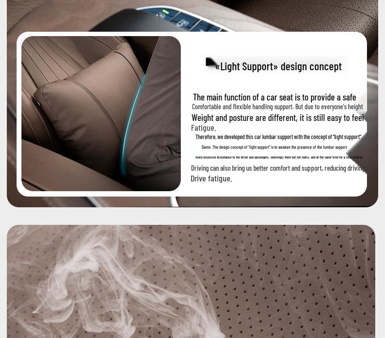 Toyota Headrest Pillow & Lumbar Support for Highlander Camry Avalon Levin RAV4 Wildlander