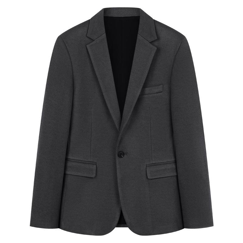 Autumn Woolen Suit Men's Suit Slim Fit Korean Version of Youth Ruffian Handsome Casual Suit Formal Jacket Top Tide