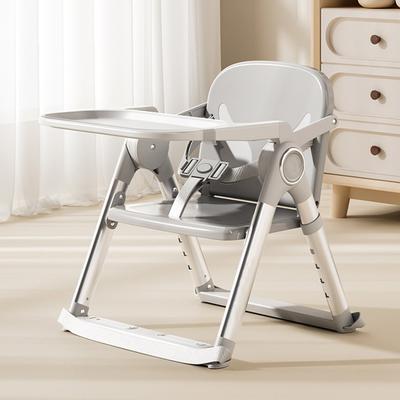 Seggiolino Rialzo Pieghevole per Bambini, Sedia Alta per Pasto, Seggiolino Portatile per Pappa per Bambini Piccoli da 6 Mesi a 3 Anni Circa