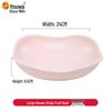 Large Pink Roman Stripe Melamine Fruit Plate