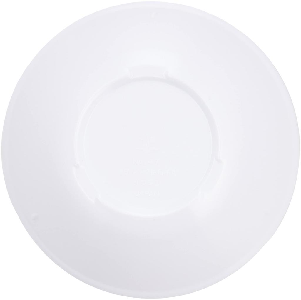 Nagao Unbreakable White Milk Bowl, 11.5cm, Made in Japan, No. 47