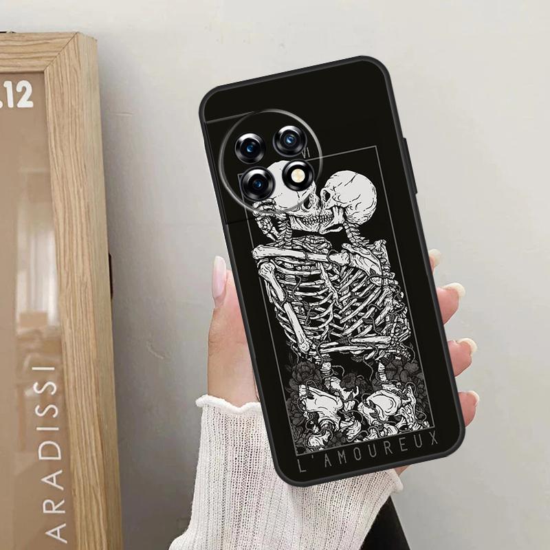 Aesthetics Skeleton Case For OnePlus Nord CE 5 2 3 4 Lite N20 N30 OnePlus 15 13 12 10 R 13T 10T 11 9 10 Pro Cover