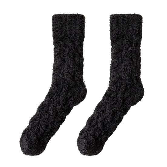 Women's Fuzzy Coral Fleece Slipper Socks Thick Cozy Soft Warm Home Floor Socks Winter Thermal Sleep Socks
