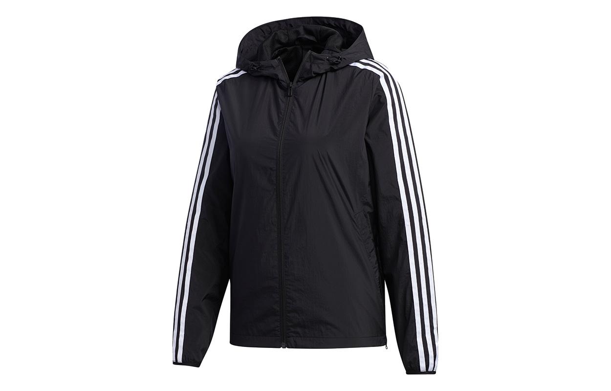 Adidas Jackets Women s Black Hooded Moderate Other GF0188 M