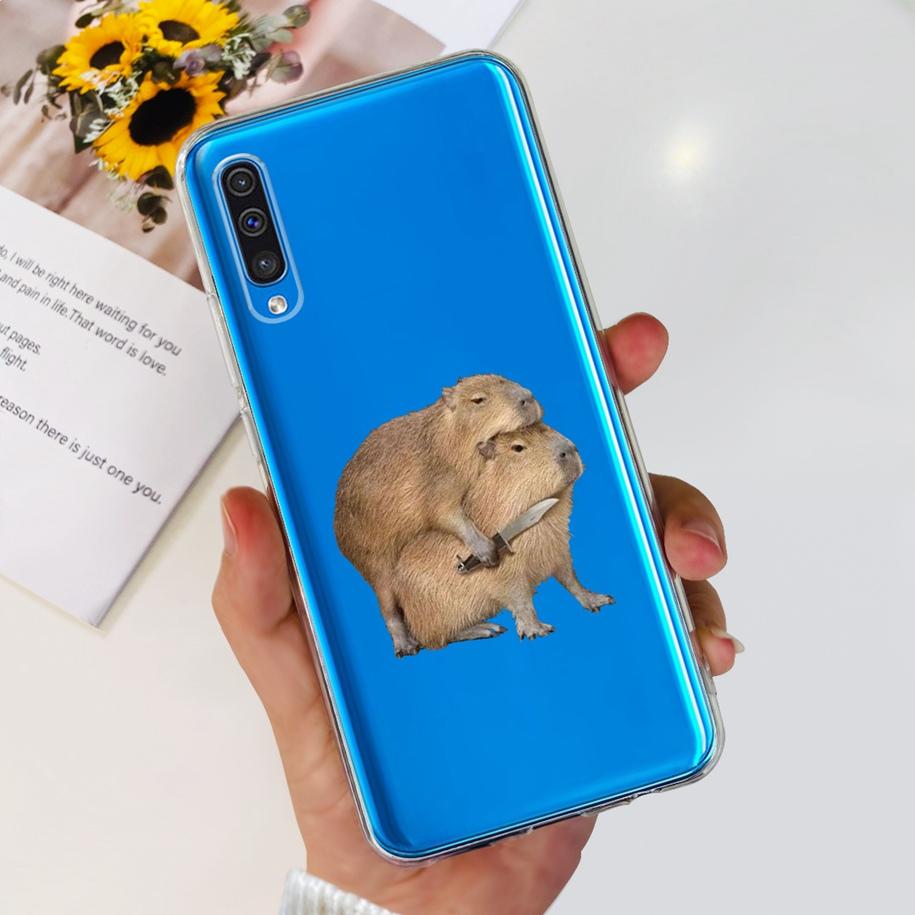 For Cover Samsung Galaxy A50 Phone Case Luxury Marble Flower Transparent Soft Bumper For Samsung A50S A30S A307F A507F A 50 Capa