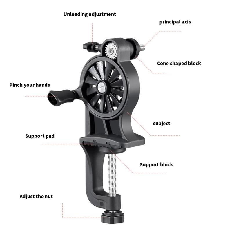 High Speed Fishing Line Spooling Station Adjustable Fishing Lines Winder Spoolers with Table Clamp for Efficient Winding