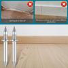 Double Head Skirting Boards Nails With Sleeve Heavy Duty Metal Thread Screw Fasteners For Wood Cement Rust-Proof Nails Fixator