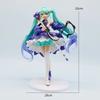Hatsune Miku Birthday Party Bauhinia Beautiful Girl Elf Warrior Action Model Pvc Toy Collection Anime Desktop Accessories Gift