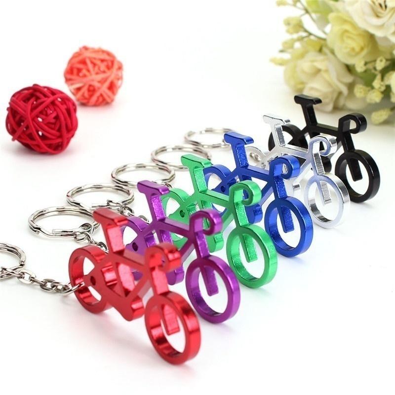 4Pcs/Set Outdoor EDC Multi Bike Keychain Key Ring Bottle Wine Beer Opener Tool Muilti Colors Beer Opener  Kitchen Accessories