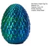 Twist Fidget Dragon Egg 3D Printed Spiral Dragon Egg Sensory Toy Rotating Stress Relief Egg Spinner for Easter Basket Stuffers