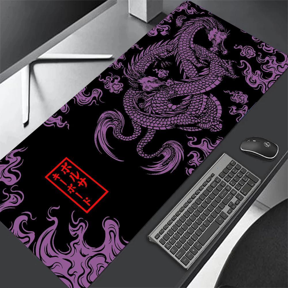 Japanese Dragon Mat Mousepad Gamer Office Mat Mouse Pad Gaming Room Accessories Desk Art Keyboard Mats 1200x600 Mausepad Company