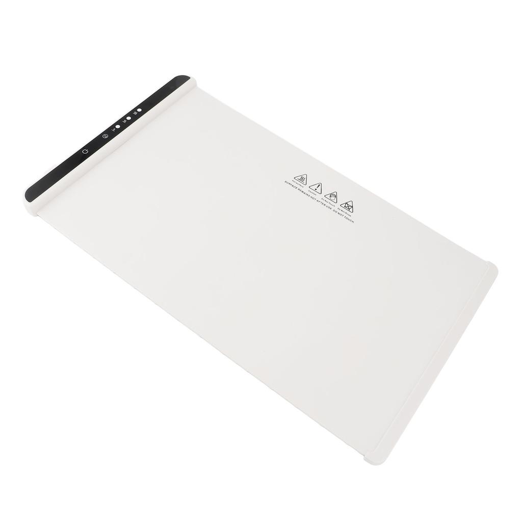 Electric Warming Tray Foldable 10 Seconds Fast Heat Intelligent Digital Display 3 Speeds