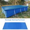 Pool Covers 400x211cm Rectangular Hot Tub Covers Reinforced Weatherproof Hot Tub Blanket for Outdoor Backyard Courtyard Summer
