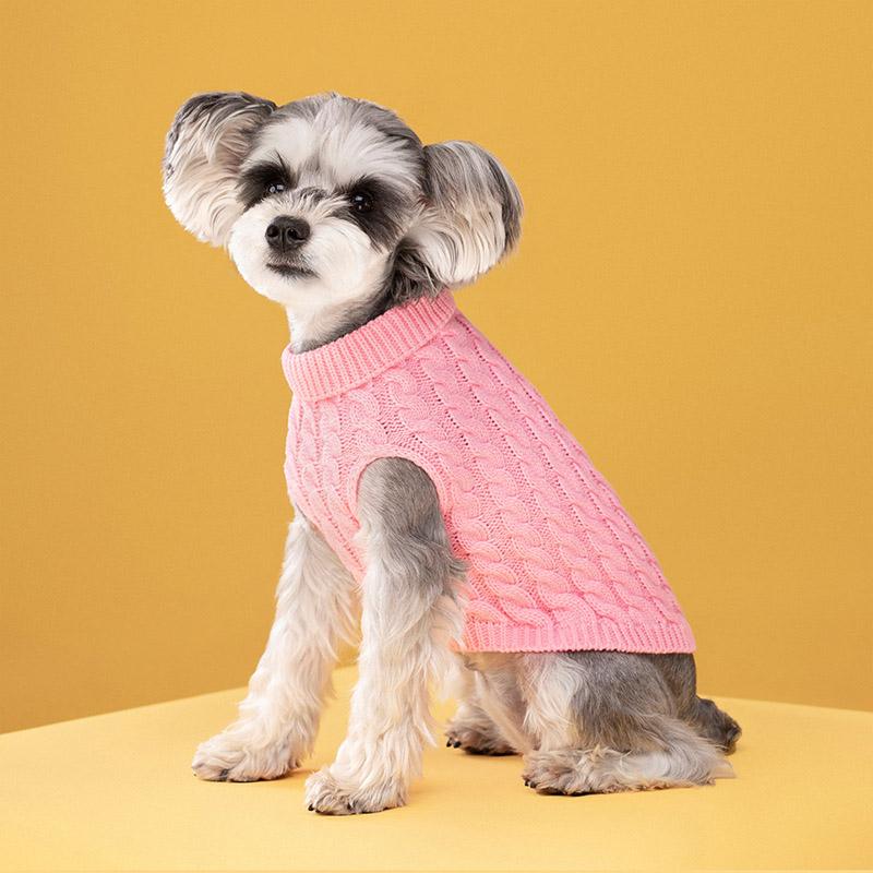 Dog Sweaters for Small Dogs Winter Warm Clothes Turtleneck Knitted Chihuahua For Sphinx Cat Dog Sweater ForYork Warm Dog Clothes
