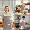 2 Pack Adjustable Bib Apron, Waterdrop Resistant with 2 Pockets for Men Women, Suit for Kitchen And Outdoor BBQ