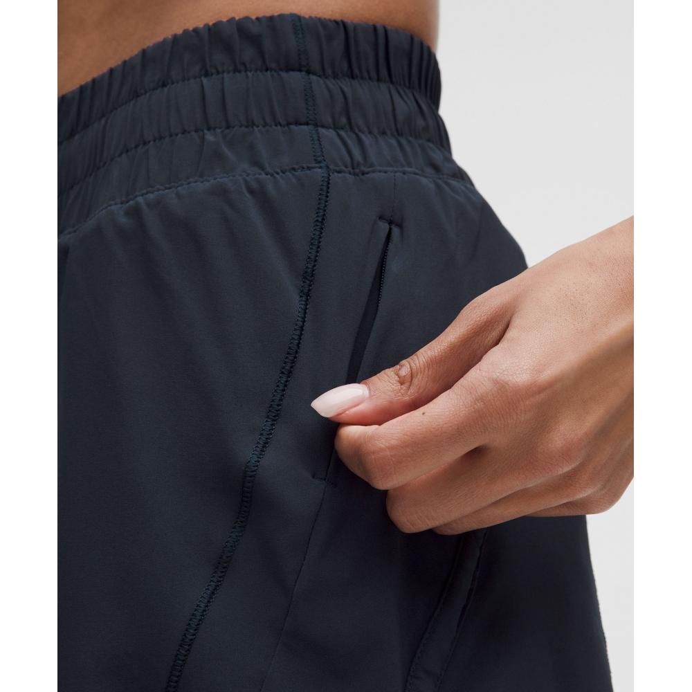 Lululemon Track That High Rise Lined Short 5  True Navy