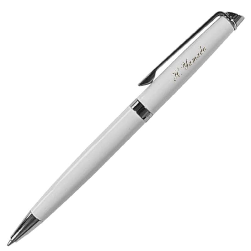 

Name engraving ballpoint pen waterman metropolitan essential (White CT)