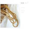 Gold-Plated Minimalist Snake Bone Chain Necklace - Hot-Selling European & American Jewelry