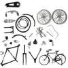 1:10 Scale Simulation Bike Model Kit Retro Mini 28 Big Bar Bicycle  For Exhibits