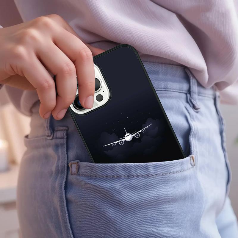 

Airplane Aircraft Plane Phone Case For iPhone 17 Air 15 16e 14 13 Pro Max Coque 12 11 Pro Max PLUS cover iPhone 11