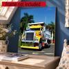 Kenworth 5D Round Diamond Painting Kit Diamond Embroidery Painting Rhinestones Mosaic Frameless Handwork Decoration Arts