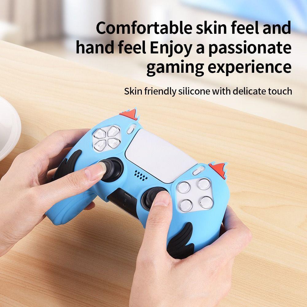 Soft for PS5 Controller Skin Silicone Shell Gamepad Case for PlayStation 5 Game Accessories