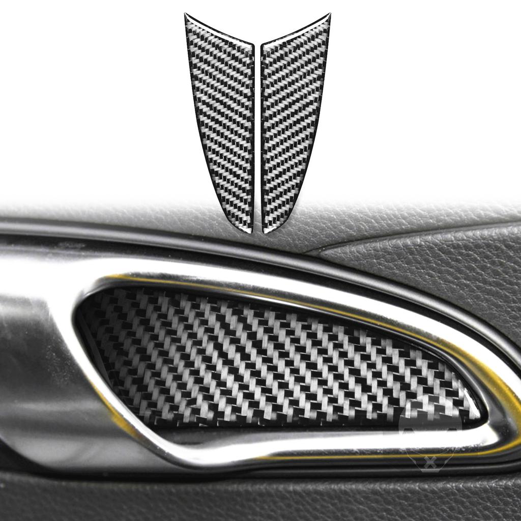 Carbon Fiber Inner Door Handle Bowl Trim for Porsche 718 Boxster 2017-25