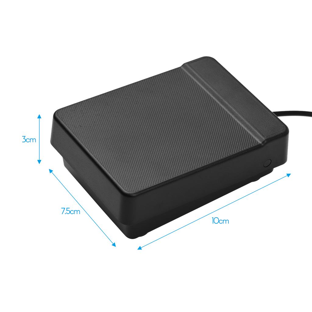 3.5mm Interface Compact Sustain Pedal Universal Dual Pedal for Musical Instruments Portable Folding Piano Electronic