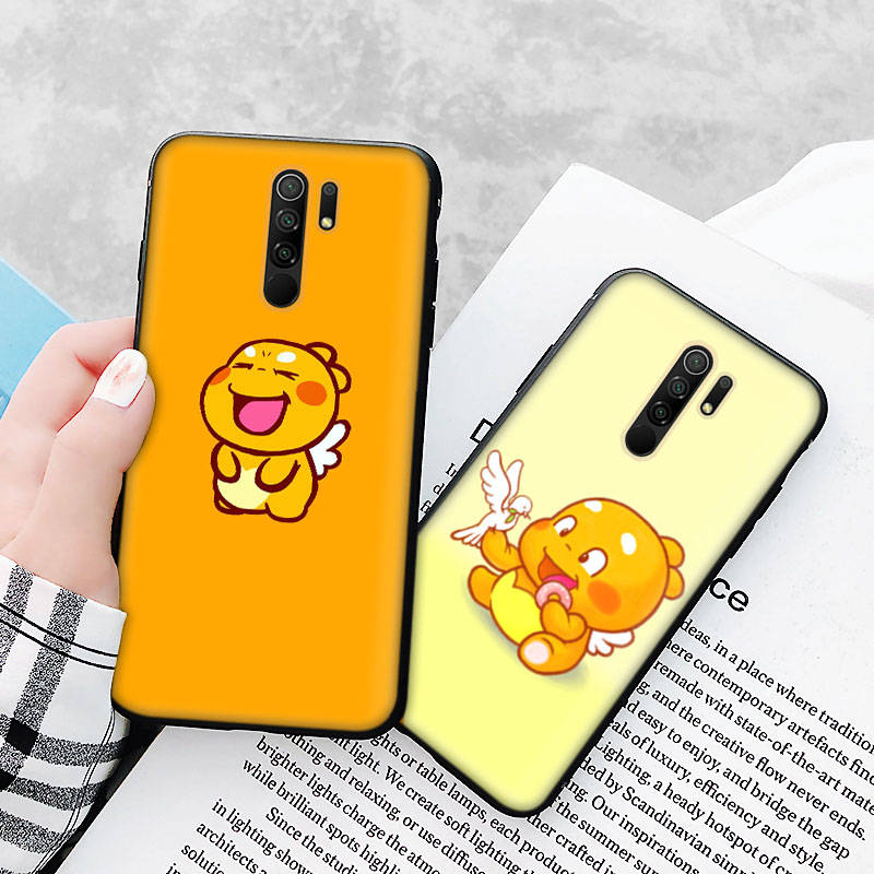 Black Case for Xiaomi Redmi 13C Note 9 iPhone XR 7 8 14 15 11 12 13 X XS Pro Max Samsung A25 S23 S24 FE Ultra Plus Qoobee